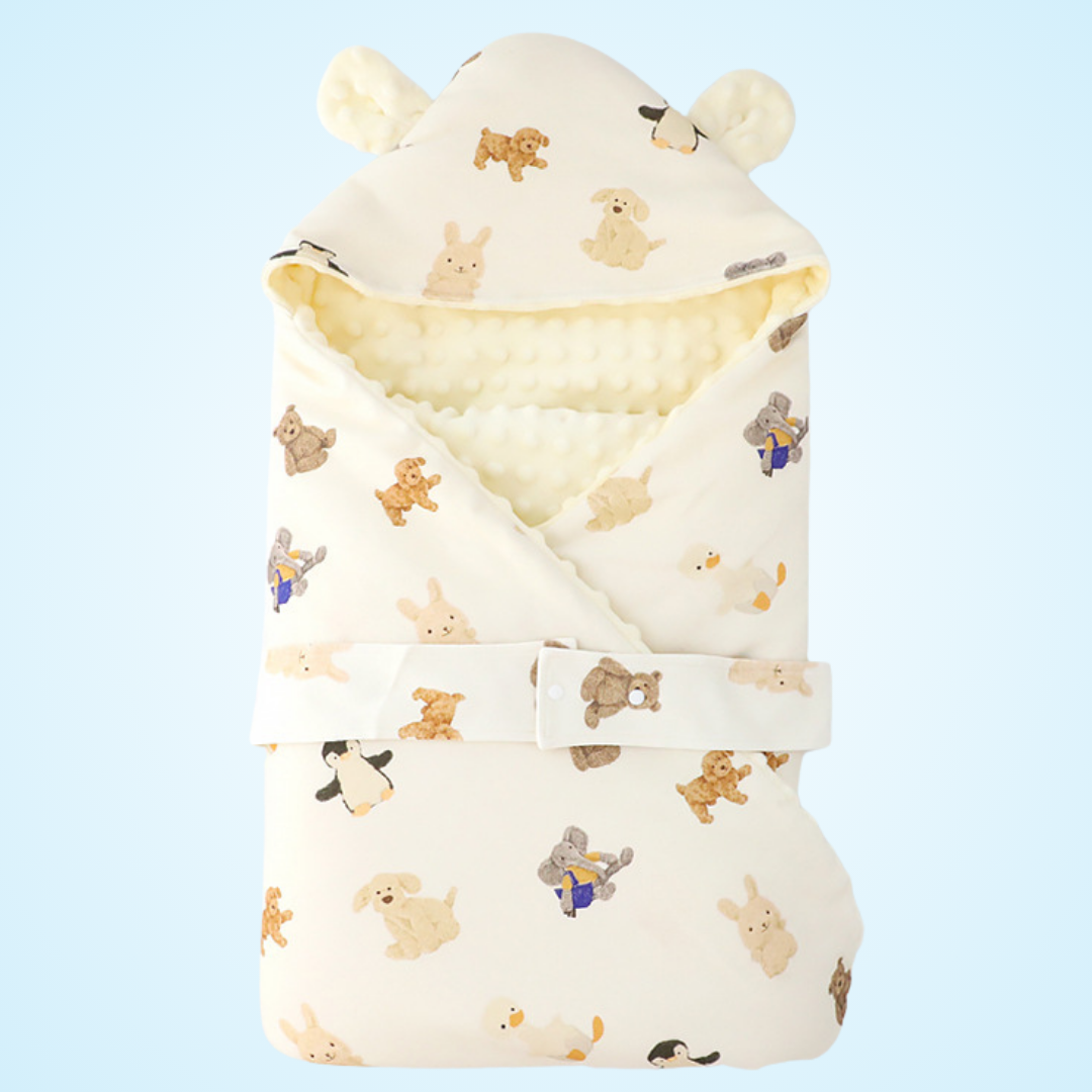 Baby Swaddle Hooded Sleeping Blanket