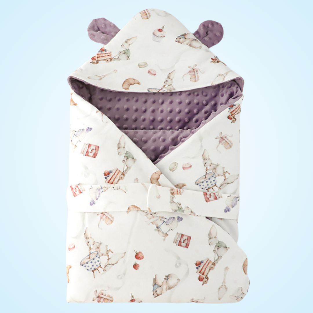 Baby Swaddle Hooded Sleeping Blanket