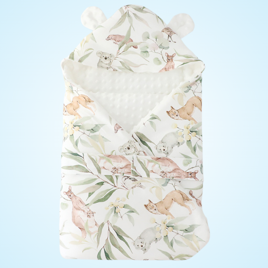 Baby Swaddle Hooded Sleeping Blanket