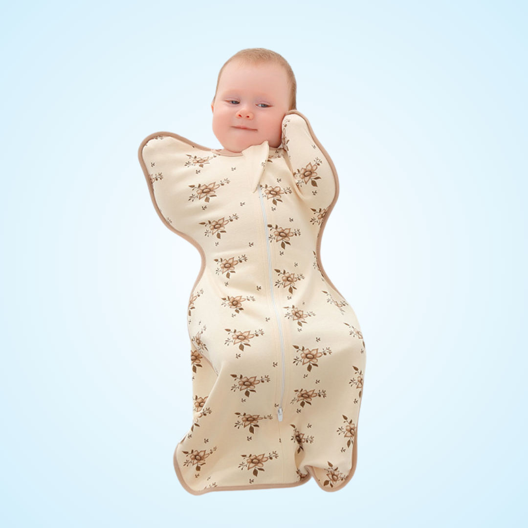 Sleeping Baby Swaddle Front Zipper