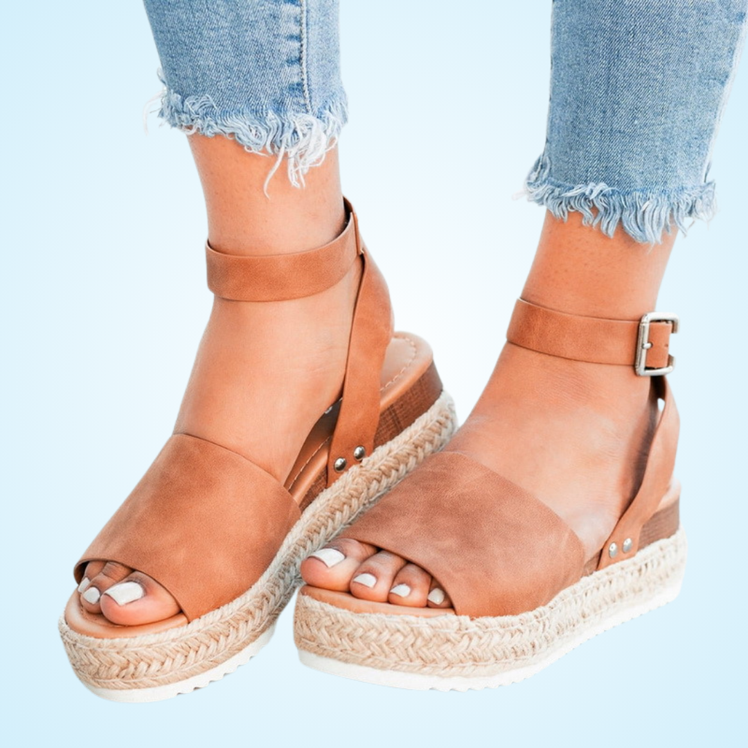 Orthopedic Beach Sandals Women Fish Mouth Style
